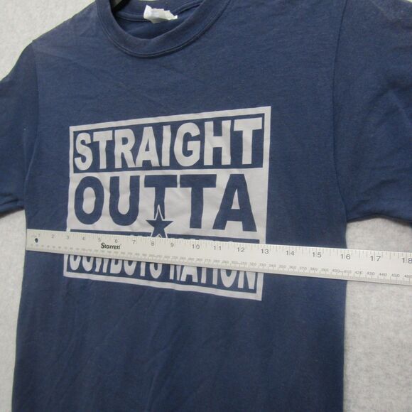 Port & Company Mens T-Shirt Blue Size S Short Sleeve Casual Graphic Tee - Picture 4 of 8